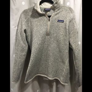 Patagonia grey pullover sweatshirt jacket Size LG